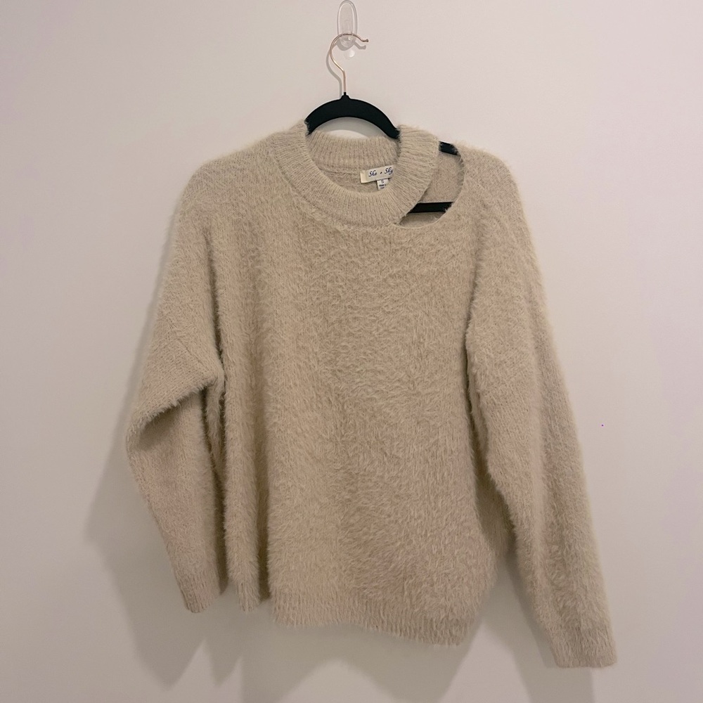 Fuzzy Fall Sweater - Size Small